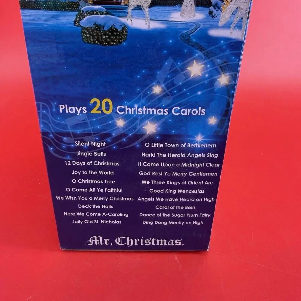 Mr. Christmas Lights & Sounds of Christmas Musical Light Show 20 Carols